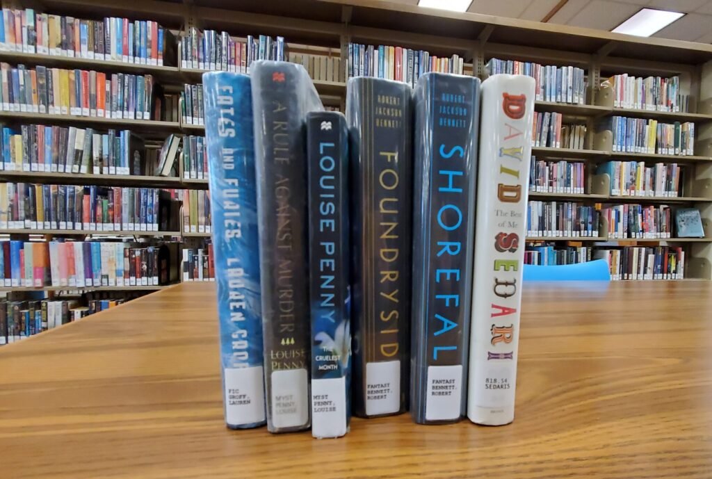 Row of book in library