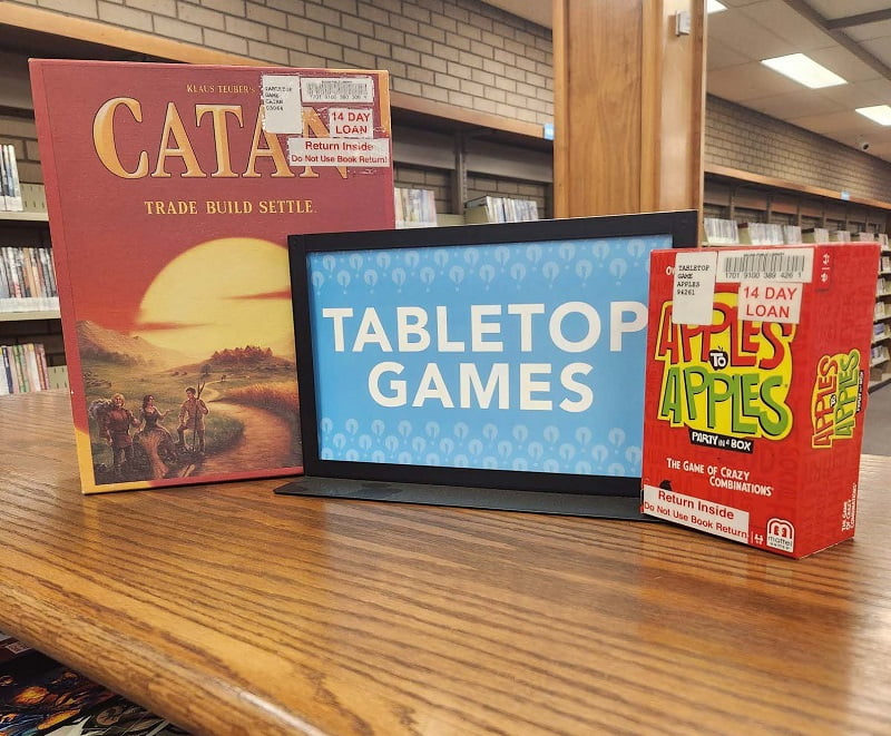 Catan and Apples to Apples Tabletop Games